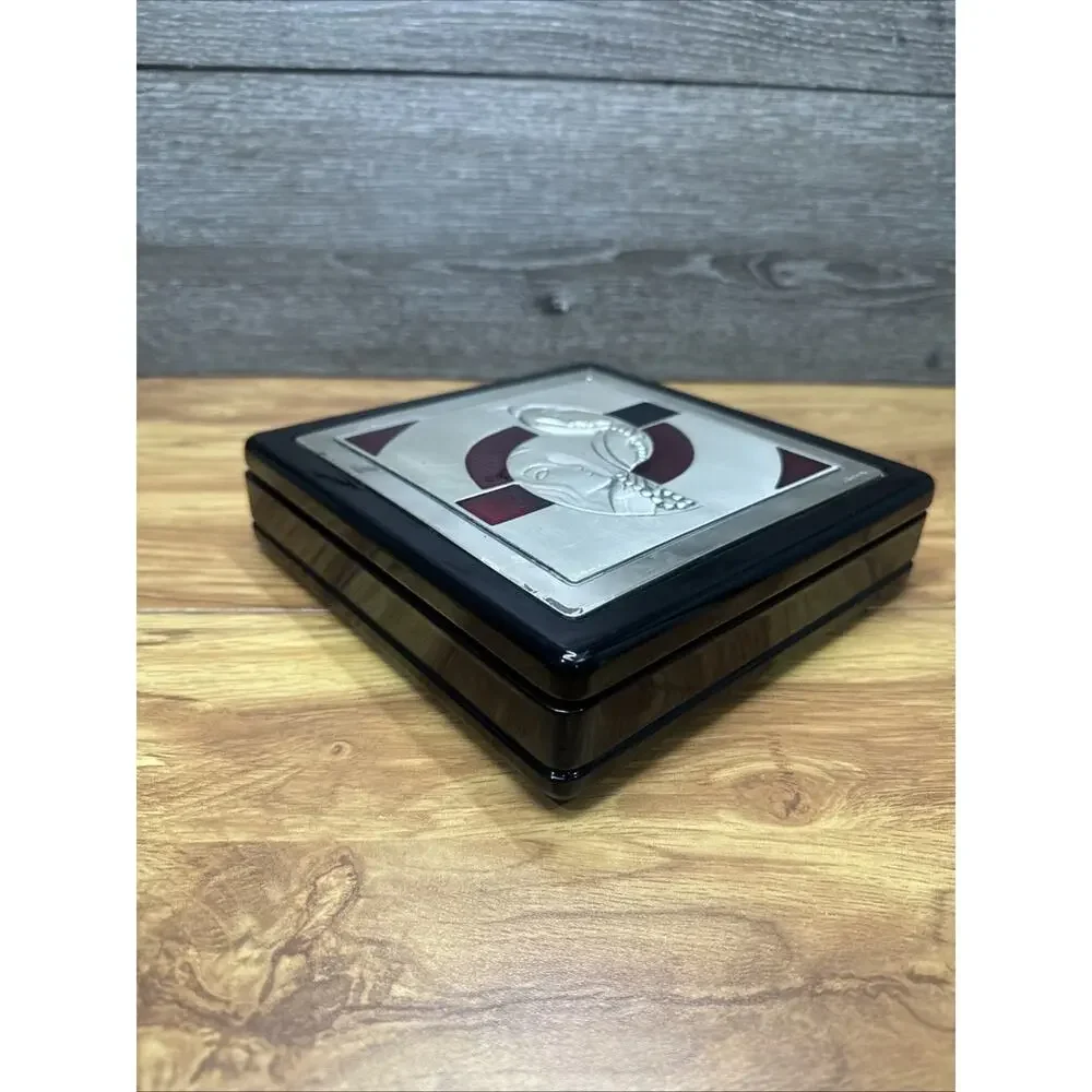 Vintage Ottaviani 1945 Opera Depositata Italy 27 gm Sterling Silver Jewelry Box